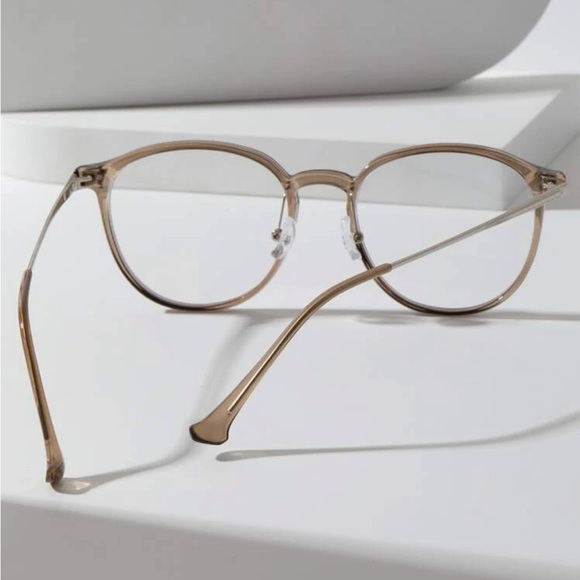 Round Frame Anti-blue Light Glasses - Picture 2 of 3